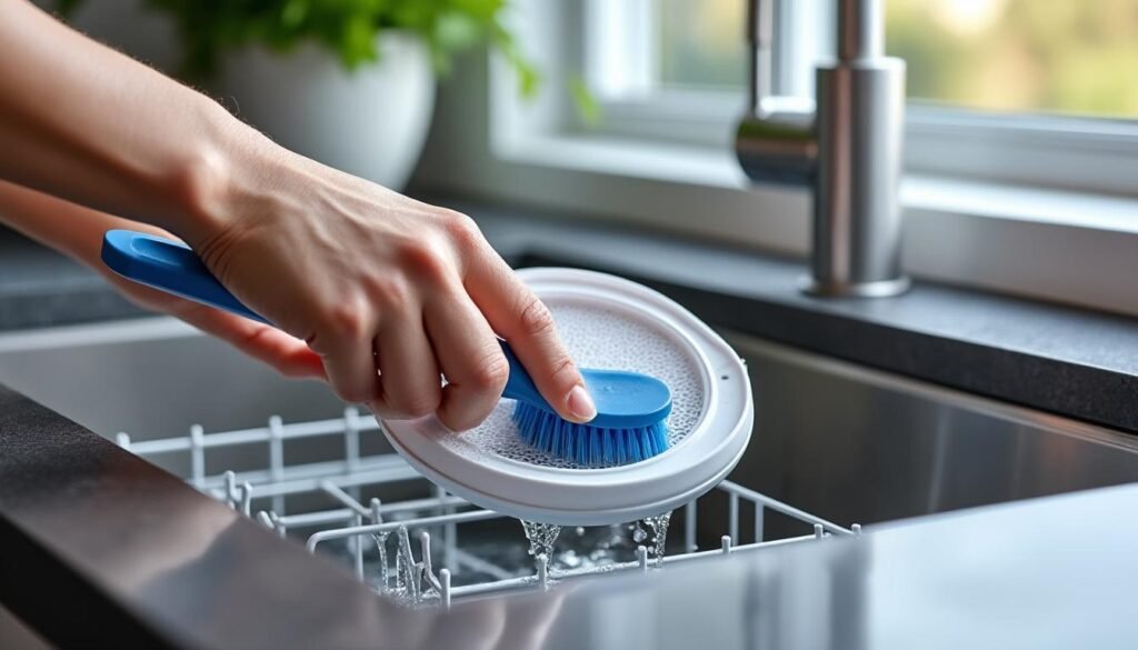 apprenez à nettoyer facilement le filtre de votre lave-vaisselle pour prévenir les remontées d'eau sale et garantir un lavage impeccable.