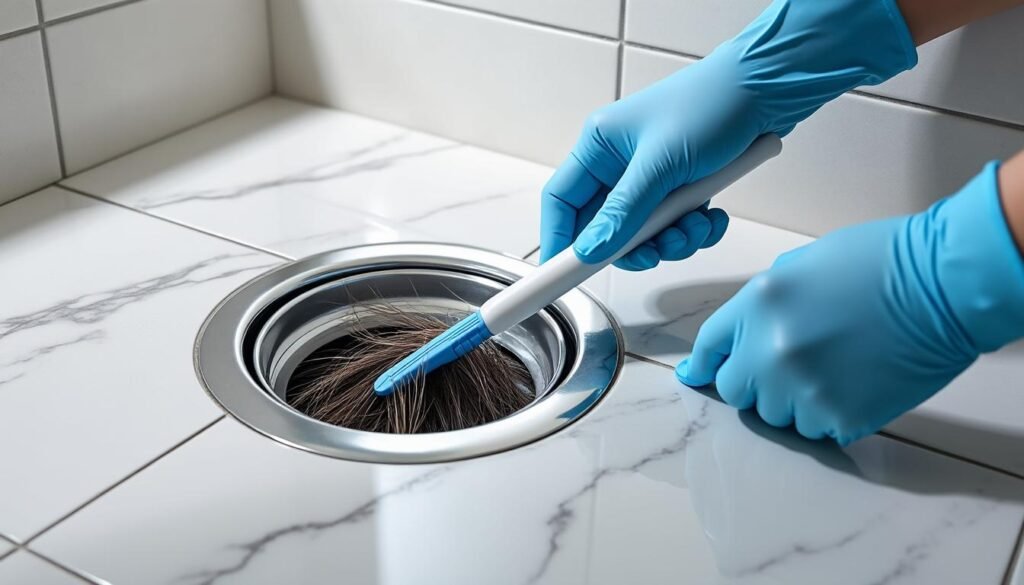 découvrez comment enlever les cheveux du siphon de sol de votre douche sans abîmer le revêtement grâce à nos astuces simples et efficaces.