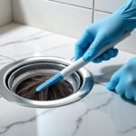 découvrez comment enlever les cheveux du siphon de sol de votre douche sans abîmer le revêtement grâce à nos astuces simples et efficaces.