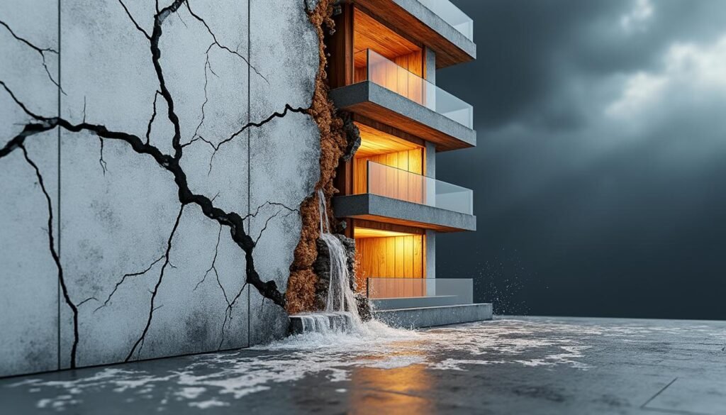 découvrez comment l'infiltration d'eau invisible peut compromettre la solidité d'un immeuble en endommageant sa structure, et apprenez à détecter et prévenir les dégâts causés par l'humidité.