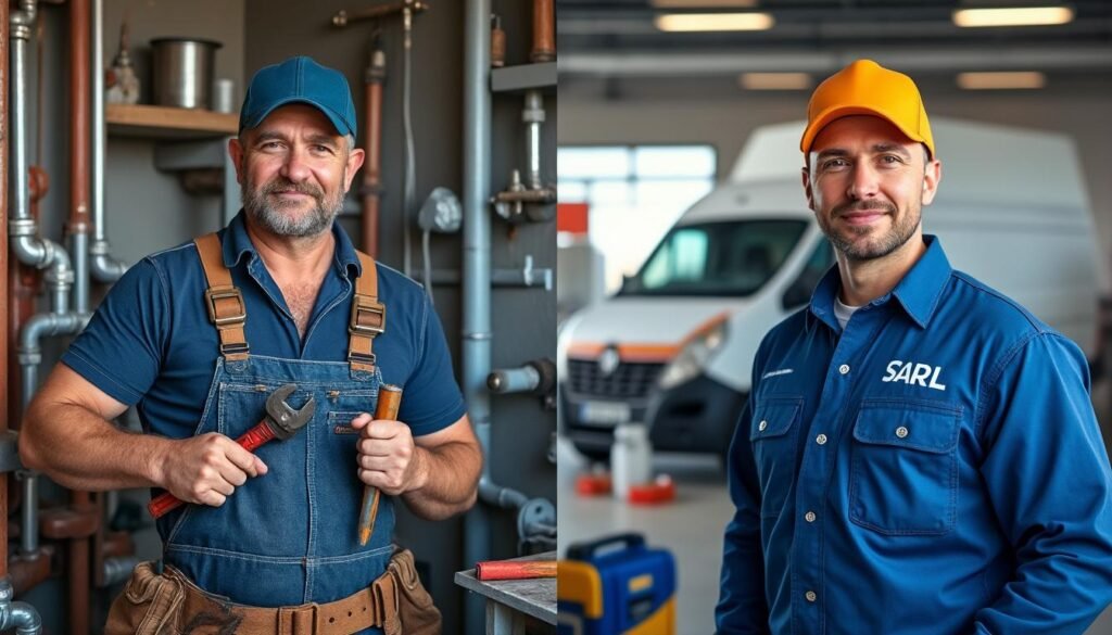 découvrez les différences entre les garanties d'un plombier auto-entrepreneur et celles d'une sarl, et comprenez les limites de couverture pour mieux choisir votre statut professionnel.