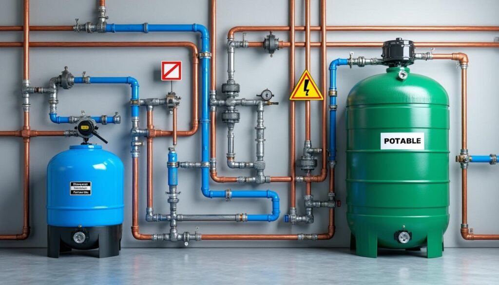 découvrez les interdictions strictes concernant le raccordement intérieur pour la récupération d'eau de pluie, afin de respecter la réglementation et assurer la sécurité sanitaire.